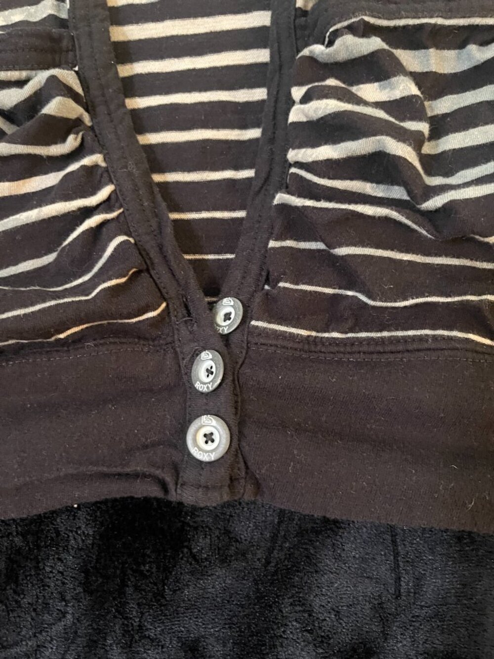 Roxy Striped Racerback Vest Tank Top Size S - Picture 6 of 7
